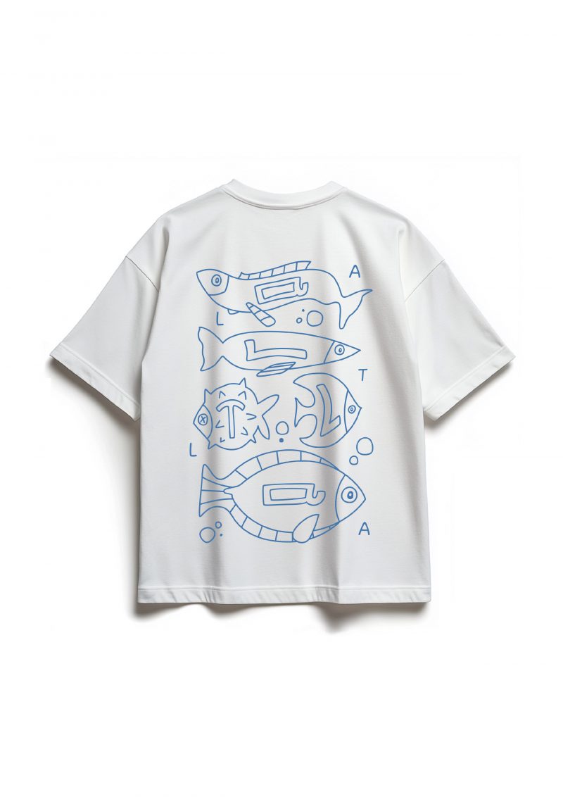 T-shirt poisson pour femme - Image 3