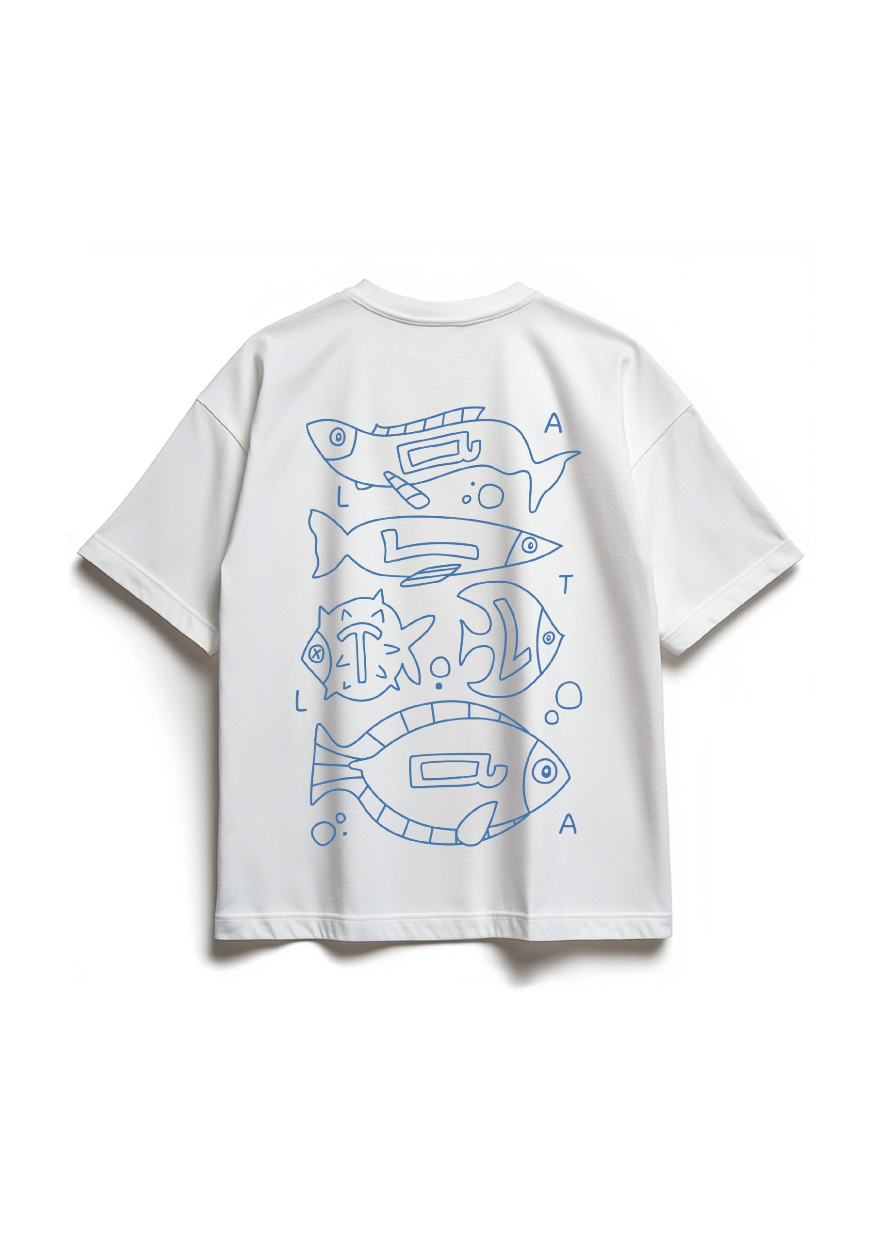 T-shirt poisson pour femme - Image 3