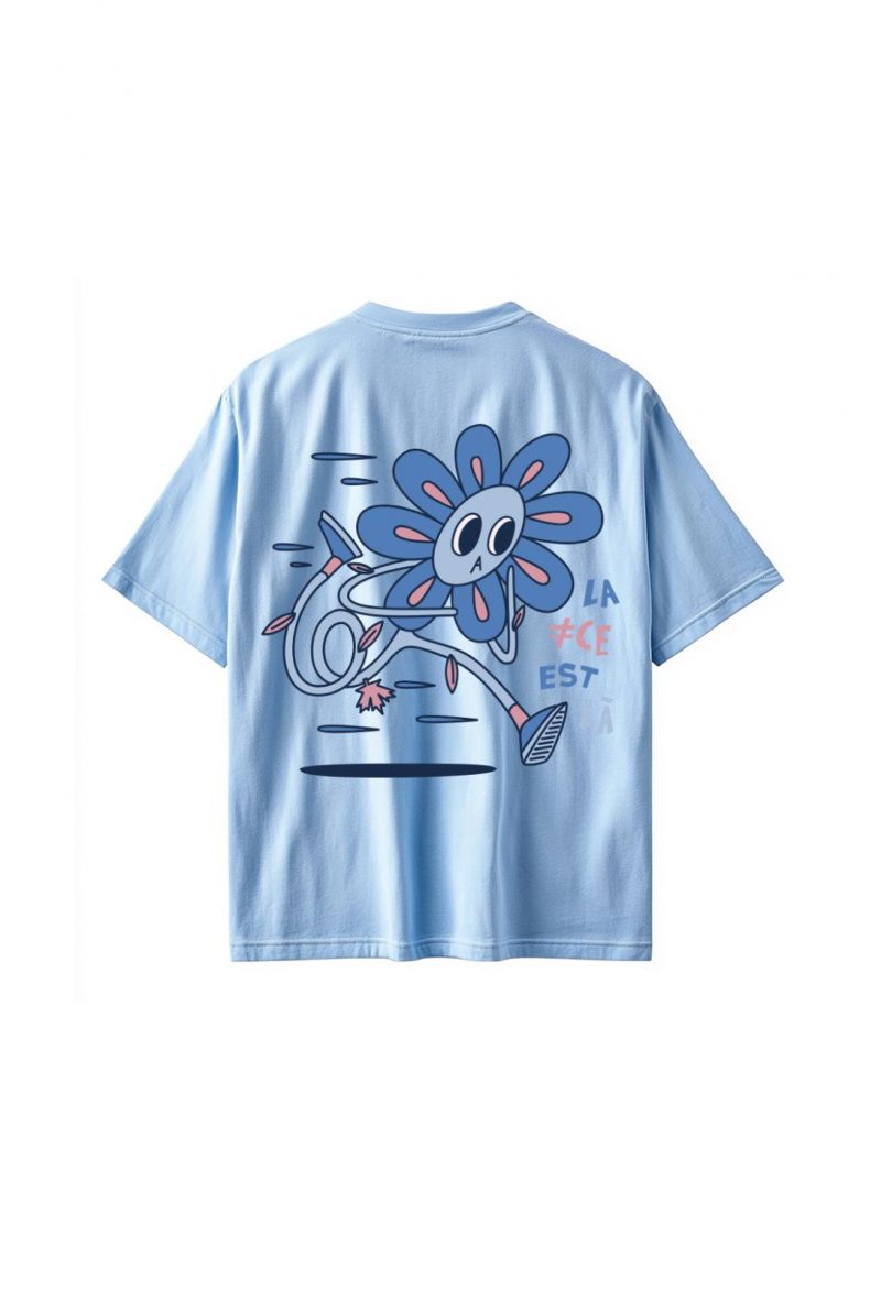 T-shirt mascotte fleurs pour homme - Image 2