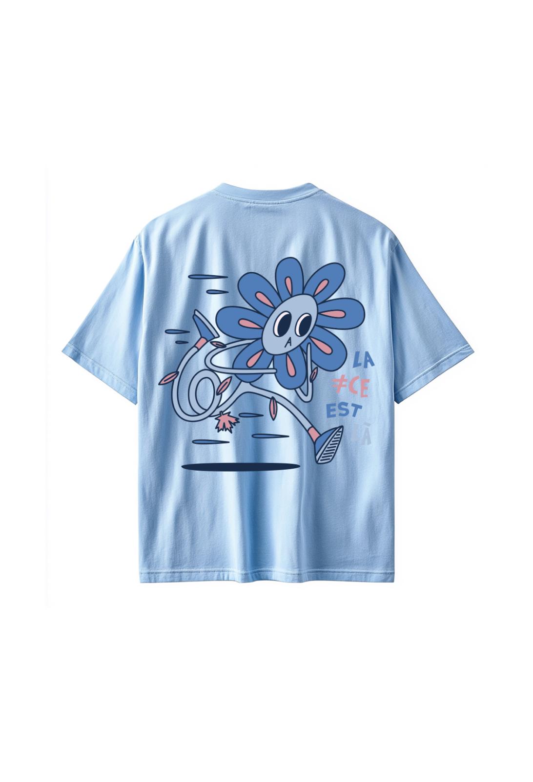T-shirt mascotte fleurs pour homme - Image 2